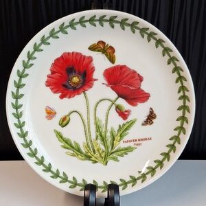 Portmeirion Botanic Garden 6 1/2” Plate Palaver Rhoeas Poppy NEW
